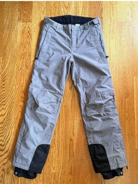 L. L. Bean Snow Pants Women's Waterproof Insulated Snow Pants MEDIUM Gray